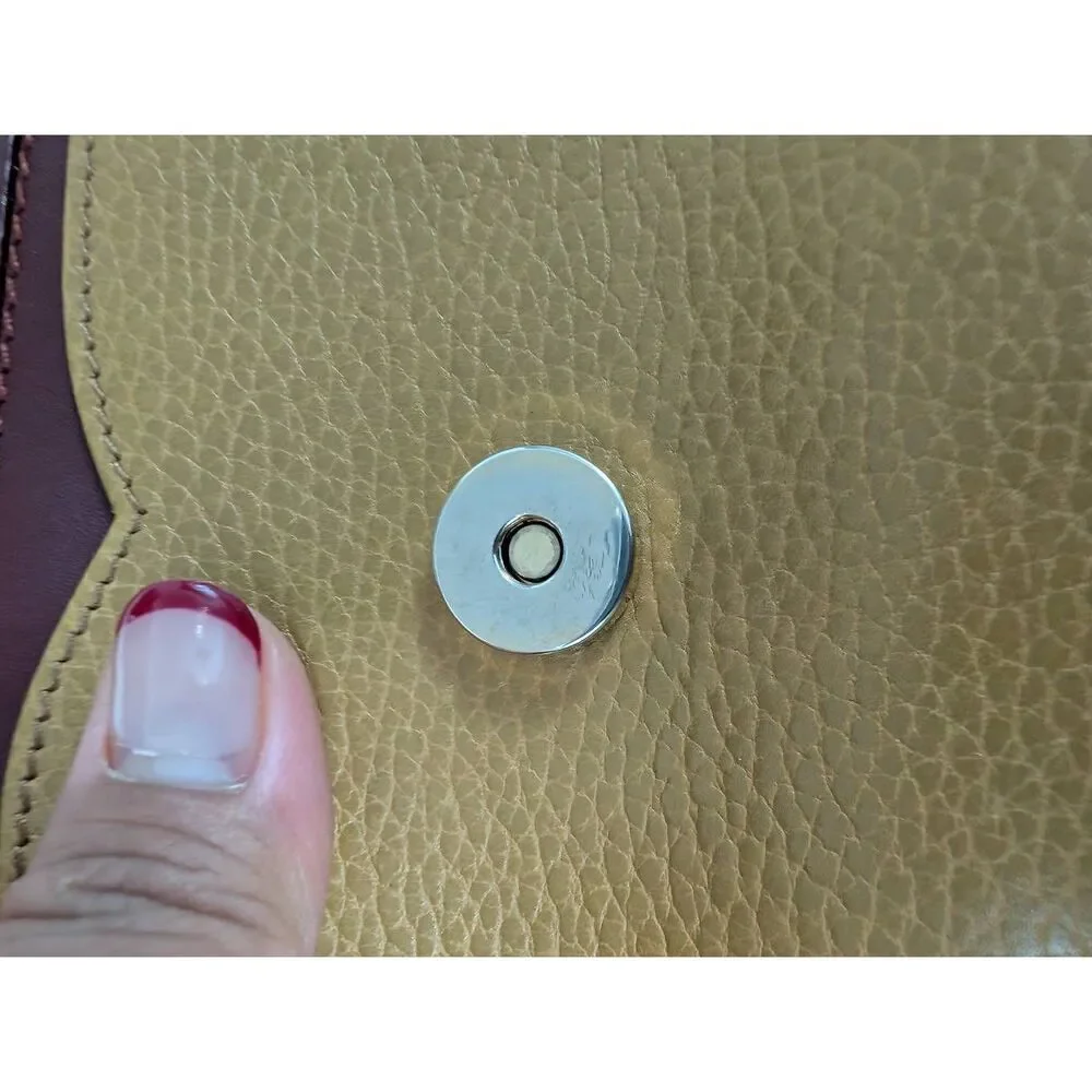 Cartier crossbody bag golden yellow color